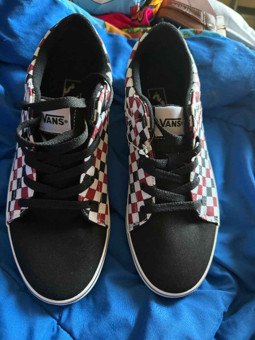 Brand new in box Vans Checkerboard Hi-Top Sneakers